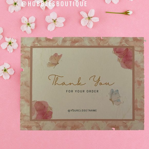 100 Thank You For Your Order Seller Card, Thank You Card, Packaging Inse… - Picture 4 of 11